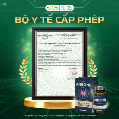 [FAMAX] Thực Phẩm Bảo Vệ Sức Khỏe Anbone Hỗ Trợ Tăng Tiết Dịch Khớp Giảm Đau Khớp Hộp 30 Viên