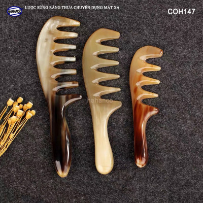 Lược sừng răng thưa thần thánh (Size: XL - 20cm) Massa đầu giúp lưu thông máu ️