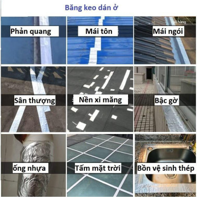 Băng Keo Chống Thấm Dột,Vá Chám Vết Nứt Trần Sàn Nhà Taikomi Japan Băng keo chống thấm TAIKO Nhật Bản chắc chắn, chống thấm dột, dán tường, dán mái tôn, máng xối, lô gia