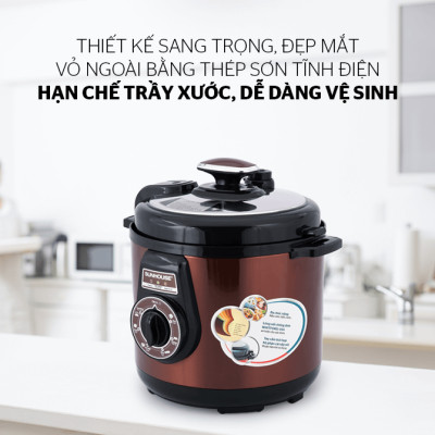 Nồi Áp Suất Điện Đa Năng Sunhouse SHD1562 (6L) - Hàng chính hãng