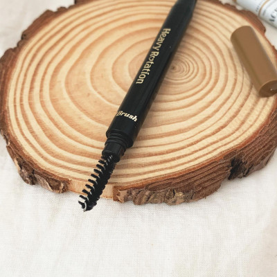 Bút Chì Sáp Kẻ Lông Mày Lõi Sáp Chống Trôi Màu Sắc Tự Nhiên Màu Xám Be #12 Kissme Heavy Rotation Eyebrow Pencil (0.09 G)