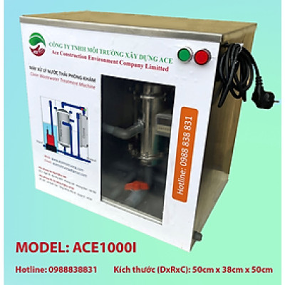 (Hàng chính hãng) Máy lọc nước thải Litero ACE1000I xử lý nước thải Phòng thí nghiệm Công nghệ oxy hoá bậc cao kết hợp lọc nano và than hoạt tính 1 bộ