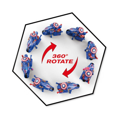 Đồ Chơi Siêu Xe Captain America Điều Khiển Từ Xa - Vecto MM5588-641-04