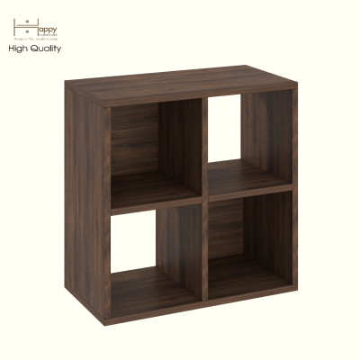 HAPPY FURNITURE , Kệ sách 4 ngăn - CHANN, KSA_100 , 54cm x 28cm x 54cm DxRxC