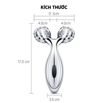 (Tổng kho) Con Lăn massage mặt, thanh lăn matxa 3D cao cấp Massage cơ thể: mặt, cánh tay, chân, mông và lưng