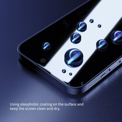 Bộ 2 miếng dán kính cường lực chống nhìn trộm full 3D cho iPhone 14 Pro Max (6.7 inch) hiệu Baseus Privacy Protector mỏng 0.3mm, vát cạnh 2.5D, độ cứng 9H - hàng nhập khẩu