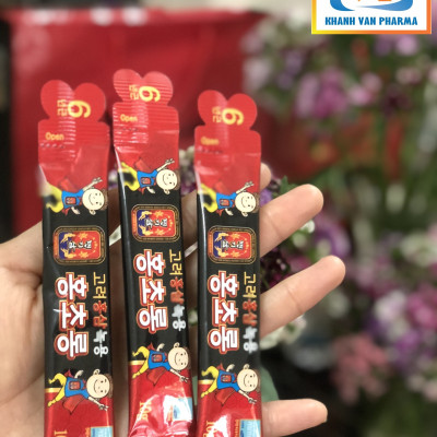 Nước Hồng Sâm Nhung Hươu Hàn Quốc Trẻ Em - MYEONG KI SAM - Hàng nội địa Hàn Quốc - nhập khẩu chính ngạch - Hộp 300g (10g x 30 gói) - Vị sữa chua, bổ sung thêm vitamin, khoáng chất