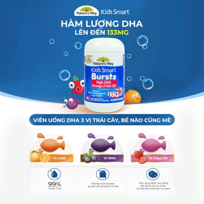 Viên Nhai DHA Cho Bé Nature