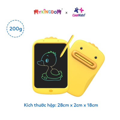 Đồ Chơi Bảng Vẽ Thông Minh Mực Đa Sắc Size 10 Inch Vịt Con Vàng COOLKIDS ZJ01/YL