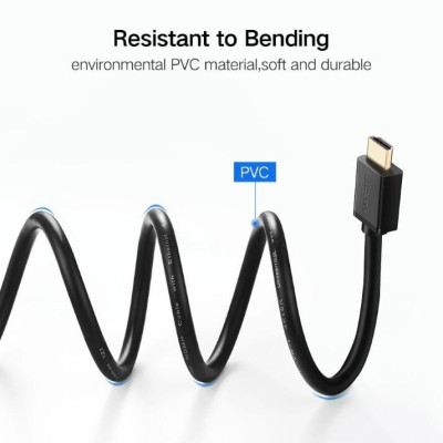 Ugreen UG10110HD104TK 10M màu Đen Cáp tín hiệu HDMI chuẩn 1.4 hỗ trợ phân giải 4K * 2K - HÀNG CHÍNH HÃNG