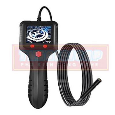 Camera Nội Soi Công Nghiệp Màn Hình 2.4 inch 1080P Kỹ Thuật Số Chống Nước IP67 Dây Cứng P100 - Hàng Nhập Khẩu