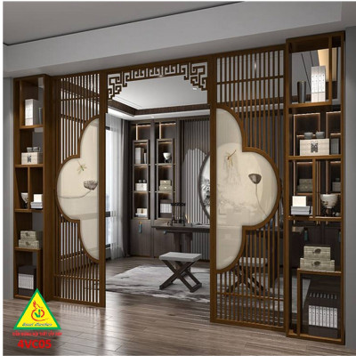 Vách ngăn phòng khách , vách ngăn phòng khách hiện đại 4VC05 - Nội thất lắp ráp ViendongAdv