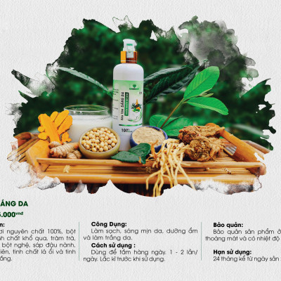 Sữa Tắm Sáng Da Thiên Nhiên Mẹ Ken 250ML - Dưỡng ẩm, trắng da, chống lão hoá, mờ thâm