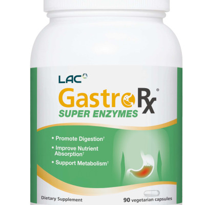 VIÊN UỐNG BỔ SUNG ENZYME HỖ TRỢ TIÊU HÓA LAC GASTRORX SUPER ENZYMES (90 VIÊN)