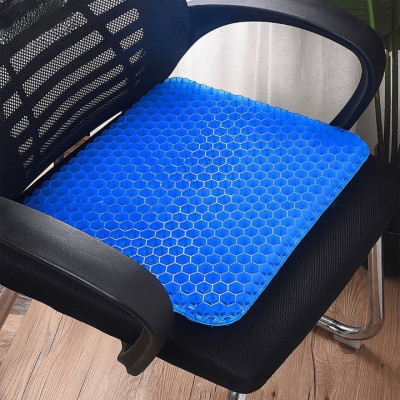 Đệm ngồi 3D Silicon văn phòng PEAFLO thế hệ mới, cấu trúc tổ ong 2 lớp thoáng khí, giảm áp lực lên mông, giảm đau mông.