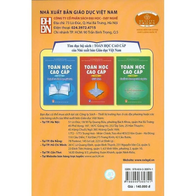 Sách - Toán Học Cao Cấp Tập Hai: Giải Tích - HV