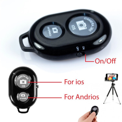 Remote bluetooth chụp hình tự sướng, điều khiển từ xa cho điện thoại - Hàng chính hãng ( Giao màu ngẫu nhiên )