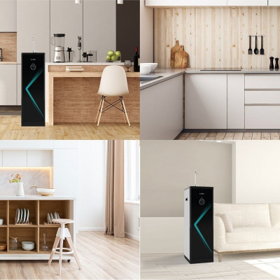 Máy lọc nước RO Mỹ 10 lõi Karofi KAQ-D58 Aiotec RO - Giao trước lắp sau miễn phí toàn quốc - Bảo hành 36 tháng - Hàng chính hãng