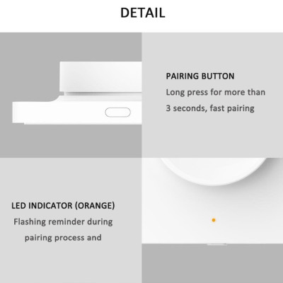 Công tắc thông minh Yeelight Smart Dimmer Switch dùng cho đèn ốp trần - Hàng Chính Hãng
