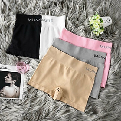 Set 5 Quần Lót Đùi Munafie Cho Nữ Cao Cấp Kèm Túi Zip