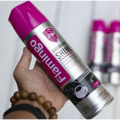 Bình Xịt Dưỡng Bóng Da Và Nội Thất Ô tô Hương vị Cà Phê - Flamingo F096