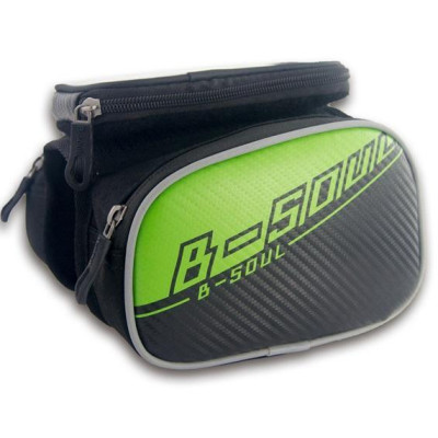 (Tặng khóa 4 số đổi mã )Túi 4 Ngăn Treo Sườn Xe Đạp Kèm Túi Chống Nước Cho Điện Thoại