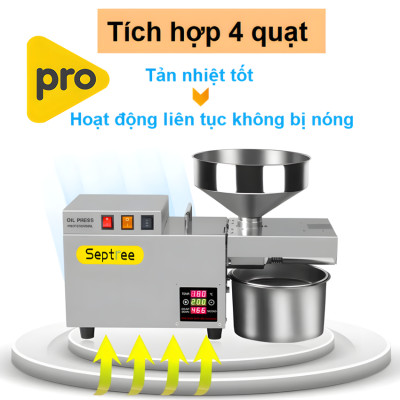 Máy ép dầu thực vật công nghiệp, dùng trong nhà hàng, khách sạn. Thương hiệu Mỹ cao cấp Septree - S9S - HÀNG CHÍNH HÃNG