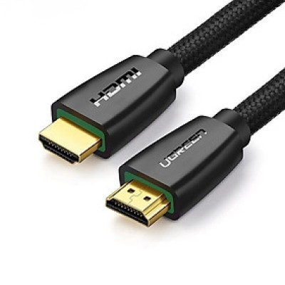 Ugreen UG40408HD118TK 1M màu Đen Cáp tín hiệu HDMI chuẩn 2.0 hỗ trợ phân giải 4K - HÀNG CHÍNH HÃNG