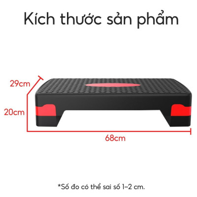 BG Bục dậm nhảy AEROBIC STEP 68CM - RED giảm cân hiệu quả