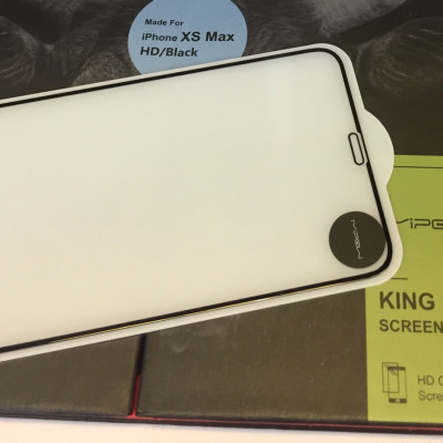 Miếng dán cường lực màn hình Iphone Xs Max hiệu MIPOW KING BULL 2 Trong 1 (HÀNG CHÍNH HÃNG)