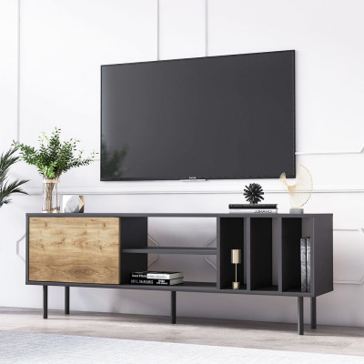 Kệ TV gỗ phòng khách thiết kế sang trọng SMLIFE Toppu