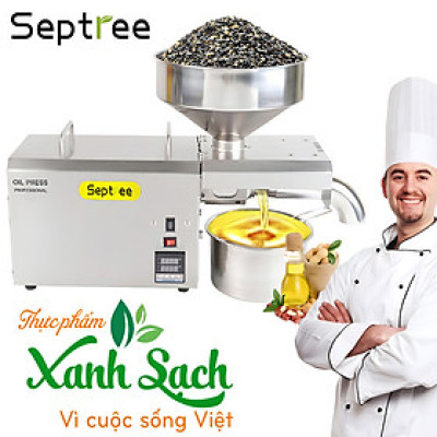 [ HÀNG NHẬP KHẨU] Máy ép dầu thực vật chuyên nghiệp Septree S8 – Dùng cho gia đình, kinh doanh, nhà hàng, khách sạn