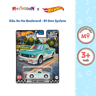 Đồ Chơi Siêu Xe Hw Boulevard - 91 Gmc Syclone HOT WHEELS HKF24/GJT68