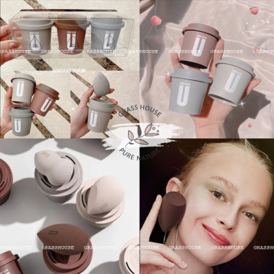 BÔNG MÚT TÁN KEM NỀN CAO CẤP CÓ KÈM HỘP ĐỰNG UNNY CLUB 