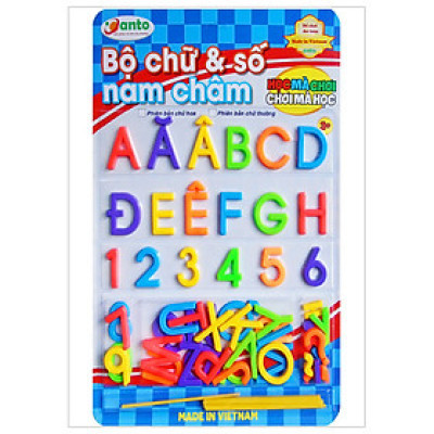 Bộ Chữ Và Số Nam Châm Anto - Chữ Hoa 93