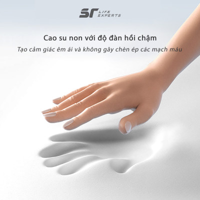 Gối Cổ U Mũ Du Lịch Sairui Kê Cổ Cao Su Non Công Thái Học Chống Đau Mỏi Vai Gáy Tựa Cổ Đi Máy Bay Ô Tô