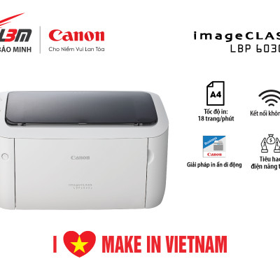 Máy In Laser đơn năng Canon LBP6030w - Hàng chính hãng