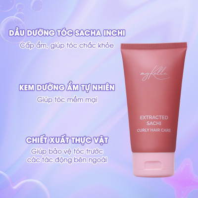 Kem Dưỡng Tóc myKella Tạo Kiểu Tóc Xoăn Chiết Xuất Sacha Inchi 150ml