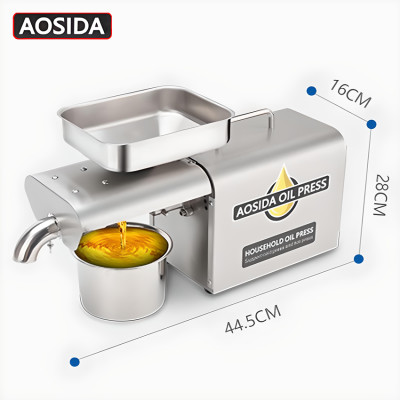 Máy ép dầu thực vật gia đình AOSIDA 888A Thương hiệu Anh Quốc 750W-1000W, ép 3-6kg/giờ - Hàng Nhập Khẩu, Bảo Hành 1 Năm