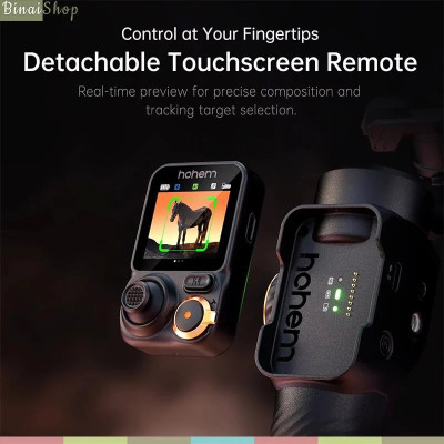 Hohem ISteady M7 - Gimbal Chống Rung Cho Smartphone, Điều Khiển Cảm Ứng Từ Xa,Tích Hợp Cảm Biến AI, Tải Trọng 500g - Hàng Chính Hãng