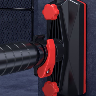 Xà đơn gắn cửa treo tường Đầu Vuông mới nhất, có khóa chống xoay + Nivo cân bằng xà(VIDEO VÀ ẢNH THỰC TẾ)