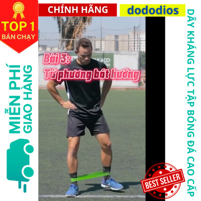 Dây Mini Band Dây Cao Su Kháng Lực DoDoDios Tập Chân Mông Đá Bóng