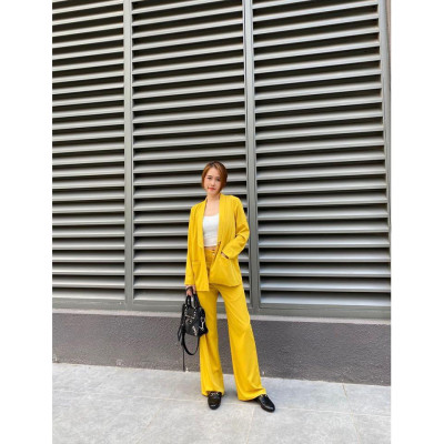 Baciami-Bộ Vest Lụa Cổ Sam