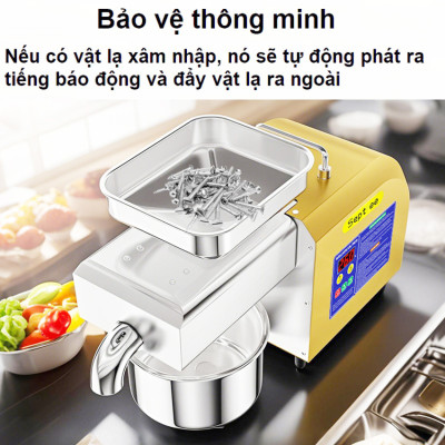 Máy ép dầu ăn thực vật, dùng trong gia đình. Thương hiệu Mỹ cao cấp Septree - Z6 - HÀNG CHÍNH HÃNG 