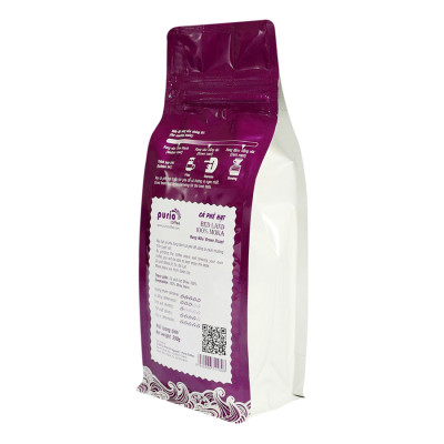 PURIO Coffee - cà phê hạt rang mộc, Red land, 100% hạt Moka, Đắng dịu - Đạt tiêu chuẩn HACCP - Túi 250gr