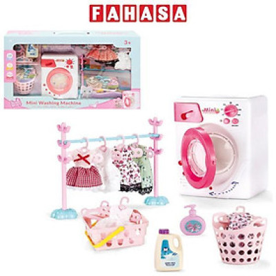 Đồ Chơi Máy Giặt Hiện Đại Và Phụ Kiện Quần Áo - Sweet Heart SH8604 (19 Chi Tiết)