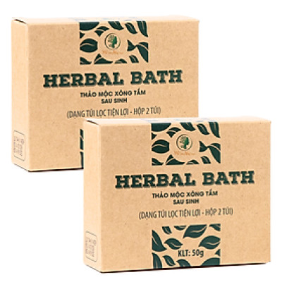 Combo 2 Hộp Thảo Mộc Xông Tắm Sau Sinh Wonmom ( 2 Túi/Hộp )