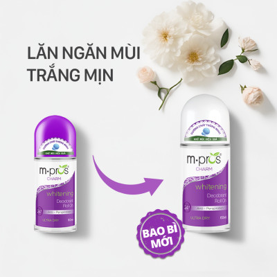 Lăn Khử Mùi – Trắng Mịn – Quyến Rũ M.pros 60ml