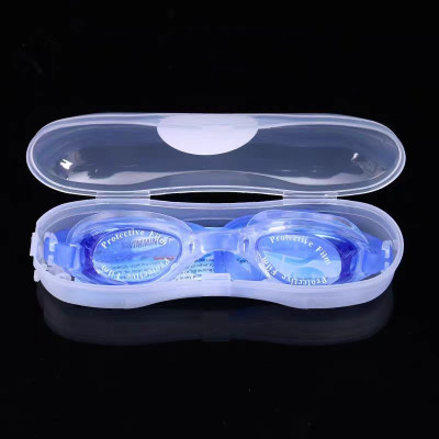 Kính bơi trẻ em, người lớn xịn (tặng kèm 2 bịt tai) tròng trong suốt góc nhìn rộng, ngăn ngừa nước lọt vào trong mắt tốt kèm hộp, dây chun co giãn thoải mái không sợ đau