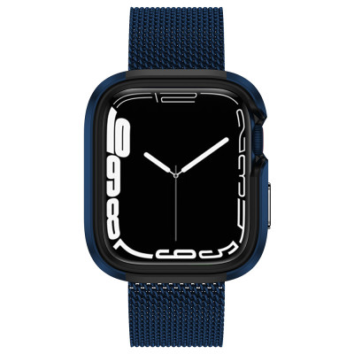 Ốp Bảo Vệ Viền Kim Loại dành cho Apple Watch Series 7 / Apple Watch Series 8 / Apple Watch Series 9 Size 41mm/45mm - Hàng Chính Hãng